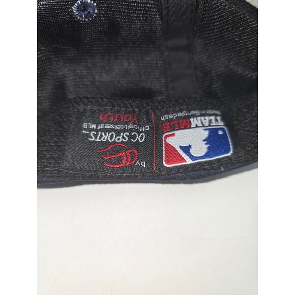 Tampa Bay Rays MLB OC Sports Navy Blue Hat Cap TB Logo Youth Adjustable - Picture 8 of 8